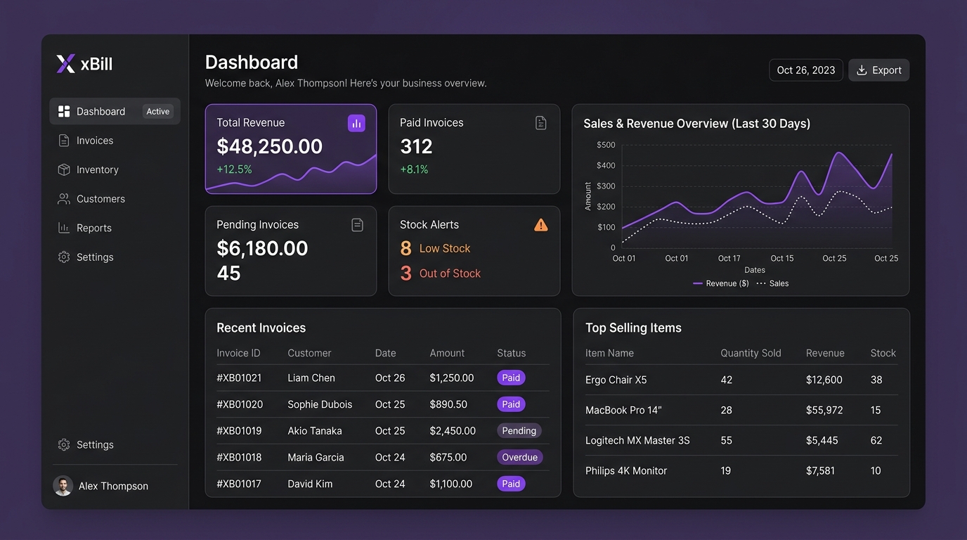 xBill project preview